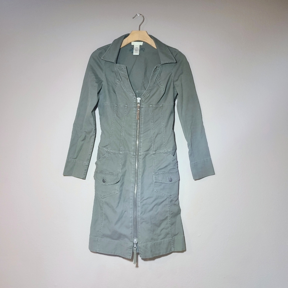 Diesel Olive Utility Military Jacket Coat